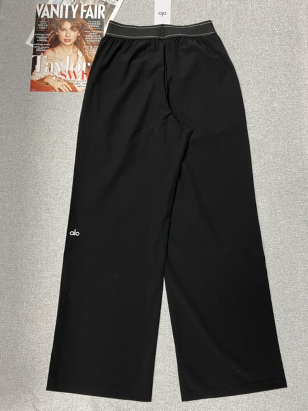 🦋ALO Yoga Suit Up Trouser Relaxed Wide Leg🖤30”Inseam/OnlyXXS-XS - Picture 5 of 7